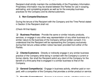 Non Compete Agreement Nevada Template Form  Fill Out and Sign