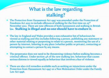 PPT  What is stalking Obsessive fixated pursuit PowerPoint