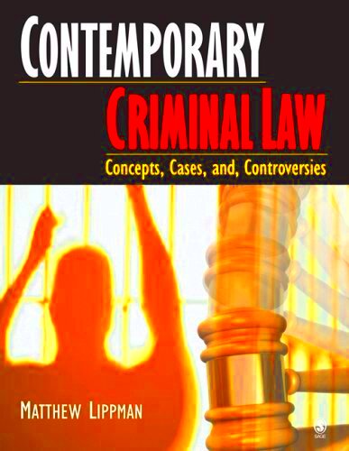 Contemporary Criminal Law Concepts Cases and Controversies by