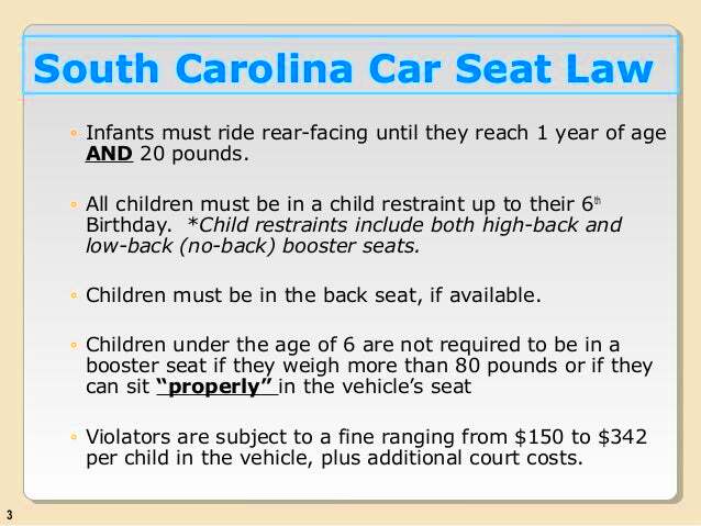 South Carolina Booster Seat Law  Cabinets Matttroy