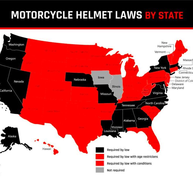 StatebyState Guide to Motorcycle Laws w Maps