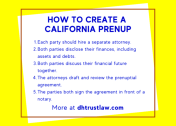 How to Create a Prenuptial Agreement in CA  Law Offices of Daniel Hunt