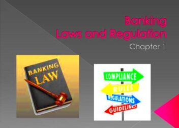 1 banking laws rules and regulations