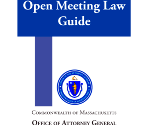 Fillable Online mass Open Meeting Law Guide PDF  MassGov  mass Fax