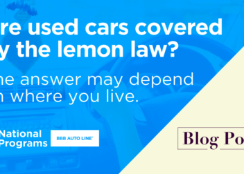 Are used cars covered under lemon laws